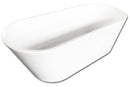 Vasca da Bagno Tradizionale Ovale 170x70 cm Carnelli Freestanding Venere Bianca-1