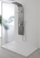Colonna Doccia Idromassaggio Getto a Cascata in Acciaio New York-2