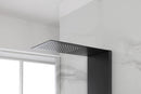 Colonna Doccia Idromassaggio in Acciaio Top Slim Nero Opaco-4