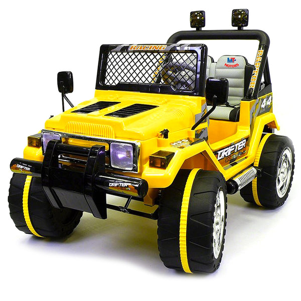 sconto Auto Macchina Elettrica Fuoristrada 12 V 2 Posti per Bambini Gialla