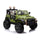 Macchina Elettrica per Bambini 2 Posti Ruote EVA Maxi Fuoristrada 12V Verde